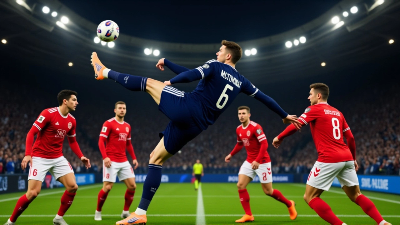 McTominay's Stunning Overhead Kick Saves Scotland 1-1 vs Switzerland, Earns 'Best Ever' Praise